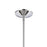 Atlas Lighting Modley 6'' Wide 1Lt Mini Pendant, Chrome/Clear