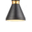 Atlas Lighting Modley 7'' Wide 1Lt Mini Pendant, Matte Black