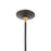 Atlas Lighting Modley 7'' Wide 1Lt Mini Pendant, Matte Black