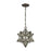 Atlas Lighting Moravian Star 9''W 1Lt Mini Pendant, Bronze/Mercury