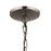 Atlas Lighting Moravian Star 9''W 1Lt Mini Pendant, Bronze/Mercury