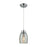 Atlas Lighting Muncie 5'' Wide 1Lt Pendant, Polished Chrome