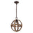 Atlas Lighting Natural Rope 12'' Wide 1Lt Mini Pendant, Bronze