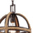 Atlas Lighting Natural Rope 12'' Wide 1Lt Mini Pendant, Bronze