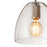 Atlas Lighting Netta 10'' Wide 1Lt Mini Pendant, Satin Nickel/Clear