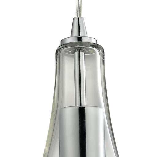 Atlas Lighting Orbital 10'' Wide 1Lt Pendant, Polished Chrome/Clear