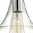 Atlas Lighting Orbital 10'' Wide 1Lt Pendant, Polished Chrome/Clear
