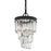 Atlas Lighting Palacial 12'' Wide 1Lt Mini Pendant, Bronze/Clear