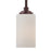 Atlas Lighting Pittman 5''W 1Lt Mini Pendant, Sienna Bronze/White