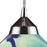 Atlas Lighting Refraction 7'' Wide 1Lt Pendant, Chrome/Caribbean