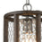 Atlas Renaissance Invention 8''W 1Lt Mini Pendant, Zinc/Brown