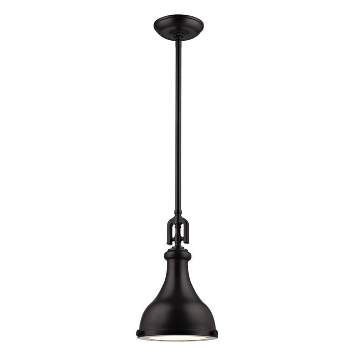 Atlas Lighting Rutherford 9'' Wide 1Lt Mini Pendant, Bronze