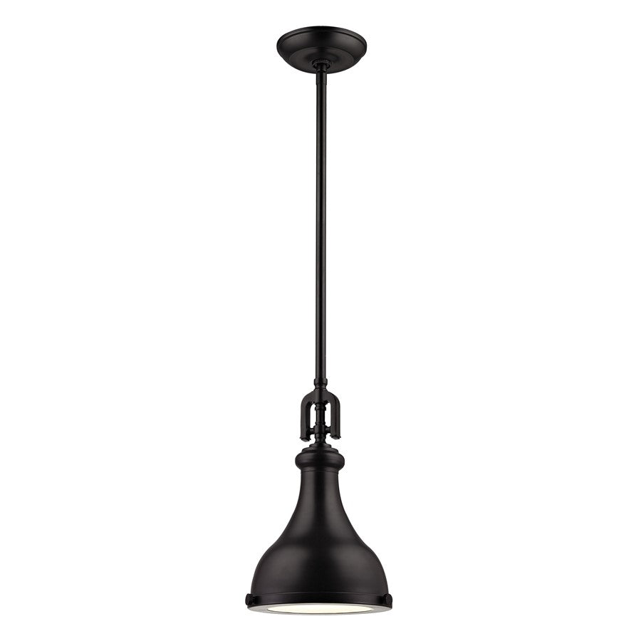 Atlas Lighting Rutherford 9'' Wide 1Lt Mini Pendant, Bronze