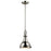 Atlas Lighting Rutherford 9''W 1Lt Mini Pendant, Polished Nickel