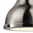 Atlas Lighting Rutherford 9''W 1Lt Mini Pendant, Brushed Nickel