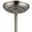 Atlas Lighting Rutherford 9''W 1Lt Mini Pendant, Brushed Nickel