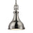Atlas Lighting Rutherford 9''W 1Lt Mini Pendant, Brushed Nickel