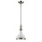 Atlas Lighting Rutherford 9'' Wide 1Lt Mini Pendant, Gloss White