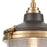 Atlas Lighting Seaway Passage 10''W 1Lt Mini Pendant, Bronze/Clear
