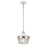 Atlas Lighting Seaway Passage 10''W 1Lt Mini Pendant, Nickel/Clear