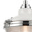 Atlas Lighting Seaway Passage 10''W 1Lt Mini Pendant, Nickel/Clear