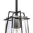 Atlas Lighting Square To Round 6''W 1Lt Mini Pendant, Black/Clear