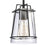 Atlas Lighting Square To Round 6''W 1Lt Mini Pendant, Black/Clear