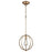 Atlas Lighting Stanton 10'' Wide 1Lt Mini Pendant, Matte Gold