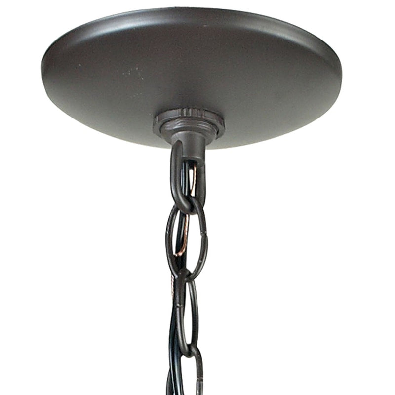 Atlas Lighting Moravian Star 12''W 1Lt Mini Pendant, Bronze/Clear