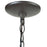 Atlas Lighting Moravian Star 12''W 1Lt Mini Pendant, Bronze/Clear