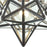 Atlas Lighting Moravian Star 12''W 1Lt Mini Pendant, Bronze/Clear