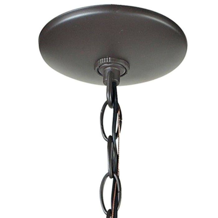 Atlas Lighting Moravian Star 9''W 1Lt Mini Pendant, Bronze/Clear