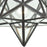 Atlas Lighting Moravian Star 9''W 1Lt Mini Pendant, Bronze/Clear