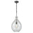 Atlas Lighting Sunderland 12''W 1Lt Mini Pendant, Silvered Graphite