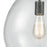 Atlas Lighting Sunderland 12''W 1Lt Mini Pendant, Silvered Graphite