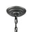 Atlas Lighting Sunderland 12''W 1Lt Mini Pendant, Silvered Graphite