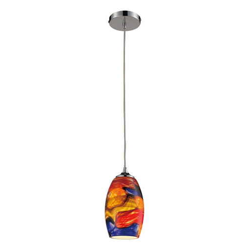 Atlas Lighting Surrealist 5'' Wide 1Lt Pendant, Polished Chrome
