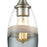 Atlas Lighting Sutter Creek 5'' Wide 1Lt Pendant, Satin Nickel/Gray