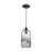 Atlas Lighting Sutter Creek 6'' Wide 1Lt Pendant, Bronze/Gray