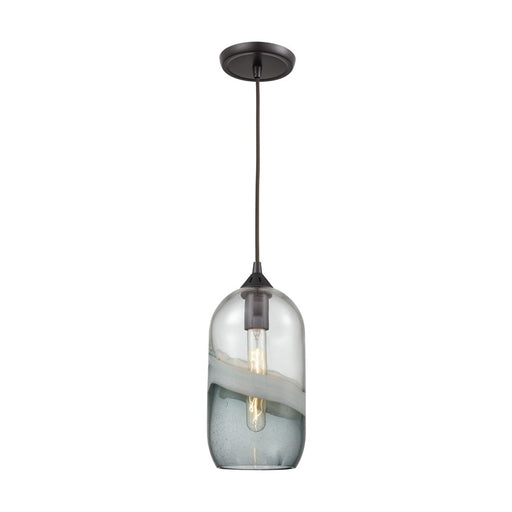 Atlas Lighting Sutter Creek 6'' Wide 1Lt Pendant, Bronze/Gray