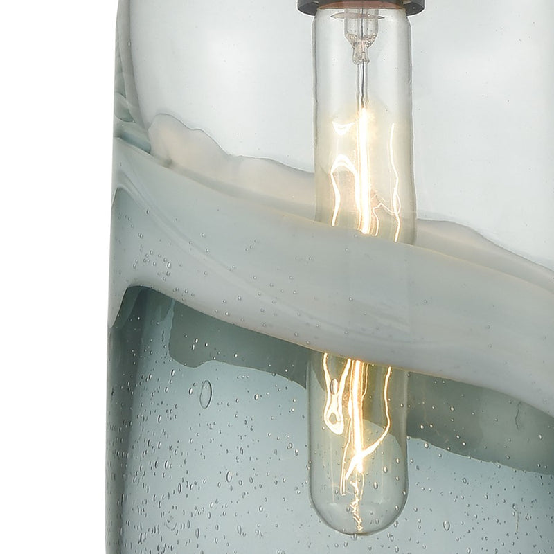 Atlas Lighting Sutter Creek 6'' Wide 1Lt Pendant, Bronze/Gray