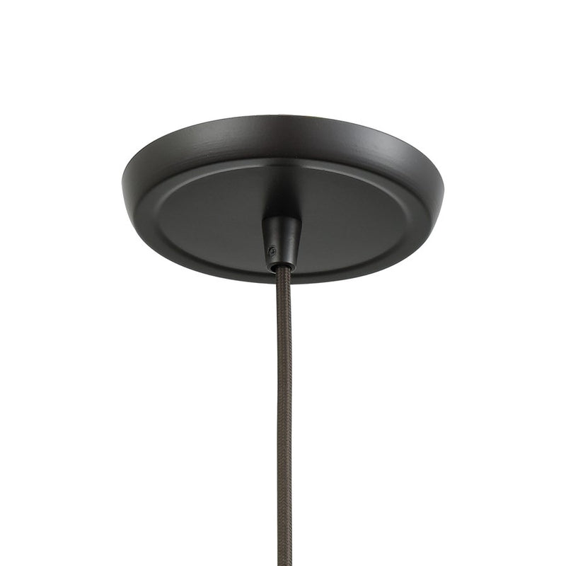 Atlas Lighting Sutter Creek 6'' Wide 1Lt Pendant, Bronze/Gray