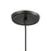 Atlas Lighting Sutter Creek 6'' Wide 1Lt Pendant, Bronze/Gray