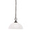 Atlas Lighting Tahoe 12''W 1Lt Mini Pendant, Painted Bronze/White
