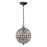 Atlas Lighting Talgarth 10.25'' Wide 1Lt Mini Pendant, Bronze/Clear