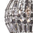 Atlas Lighting Talgarth 10.25'' Wide 1Lt Mini Pendant, Bronze/Clear