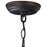 Atlas Lighting Talgarth 10.25'' Wide 1Lt Mini Pendant, Bronze/Clear