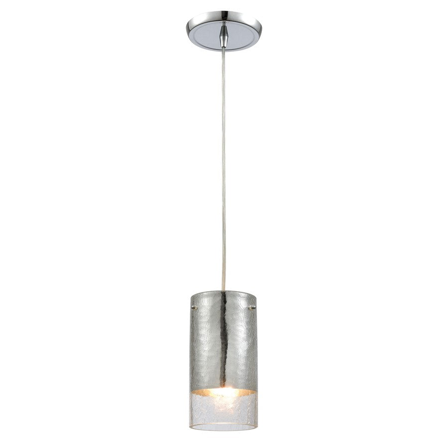 Atlas Lighting Tallula 4'' Wide 1Lt Pendant, Polished Chrome