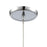 Atlas Lighting Tallula 4'' Wide 1Lt Pendant, Polished Chrome
