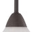 Atlas Lighting Tia 5.25''W 1Lt Mini Pendant, Painted Bronze/White